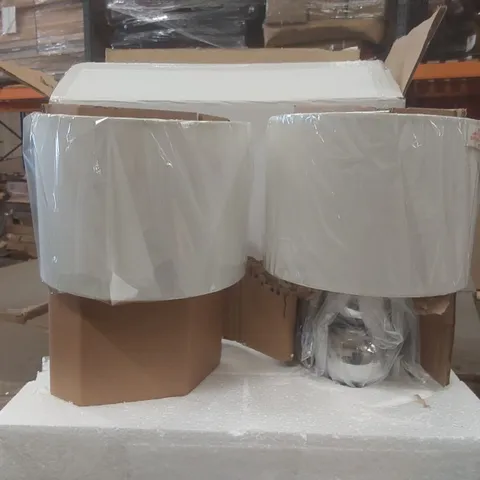 PALLET CONTAINING APPROXIMATELY 30x 2PCS MARISSA CHROME TOUCH TABLE LAMPS