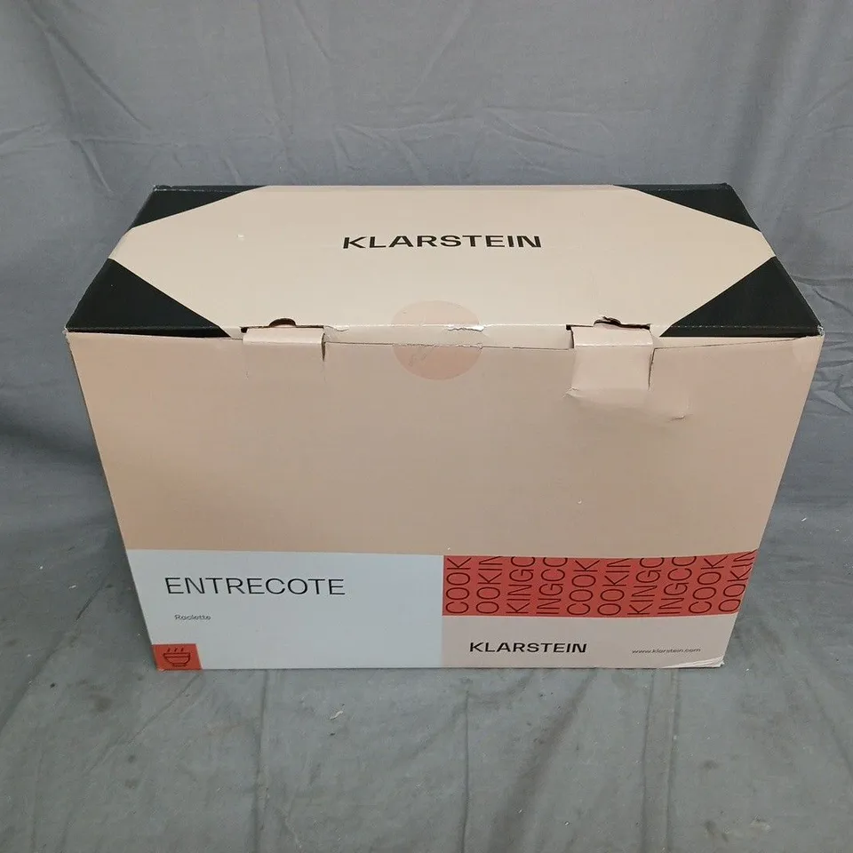 BOXED KLARSTEIN ENTRECOTE RACLETTE