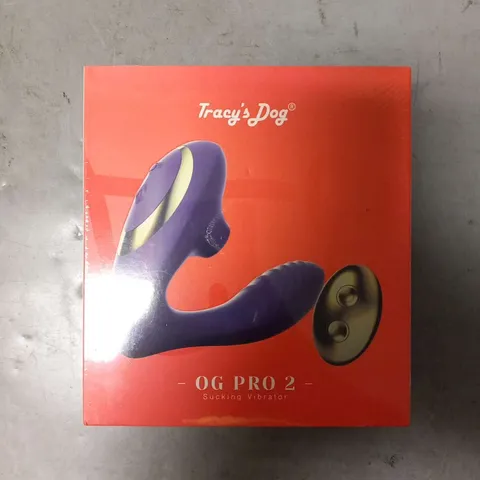 BOXED AND SEALED TRACY'S DOG OG PRO 2 SUCKING VIBRATOR