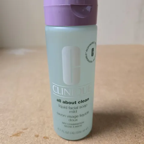 CLINIQUE ALL ABOUT CLEAN LIQUID FACIAL SOAP MILD β 200 ML