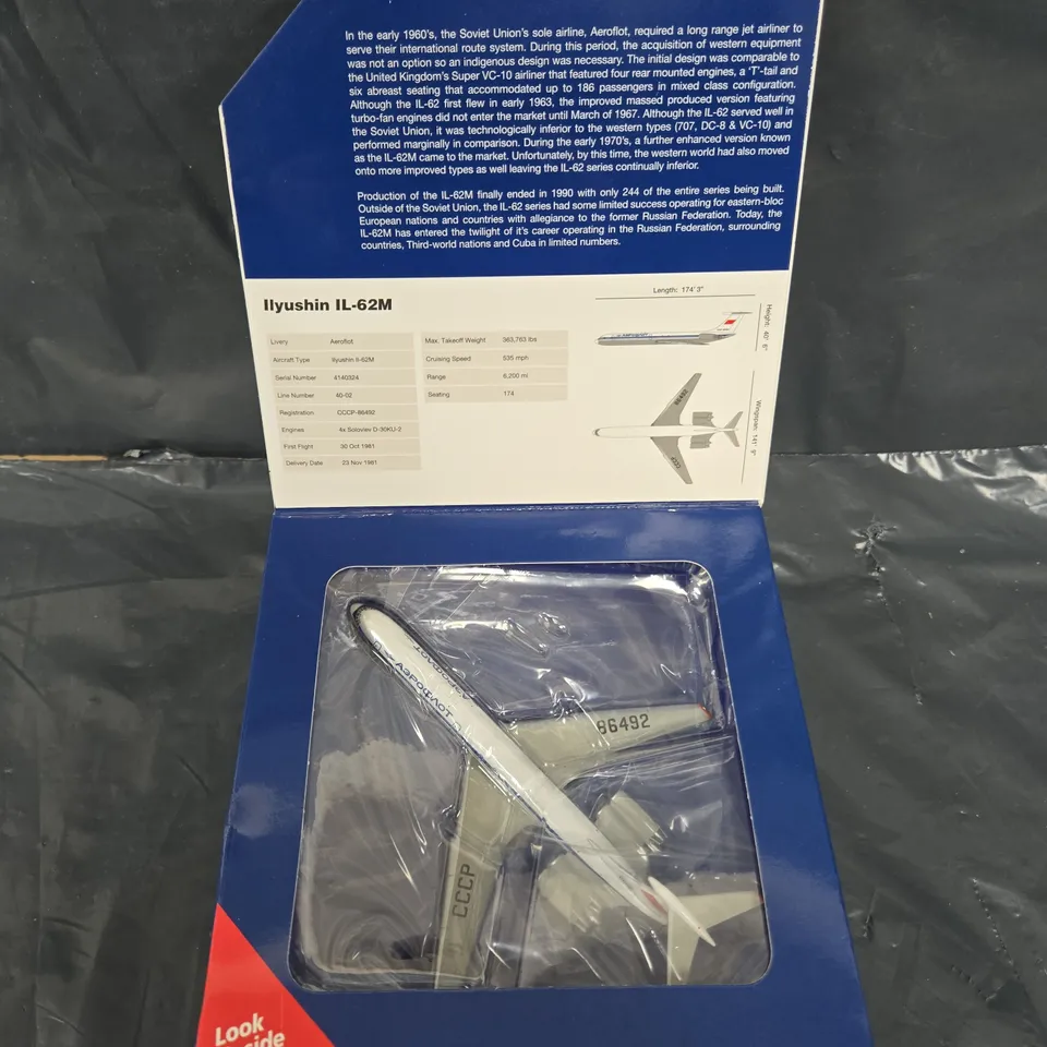 GEMINI JETS - IIYUSHIN IL-62M - 1/400 SCALE DIE CAST MODEL AIRCRAFT