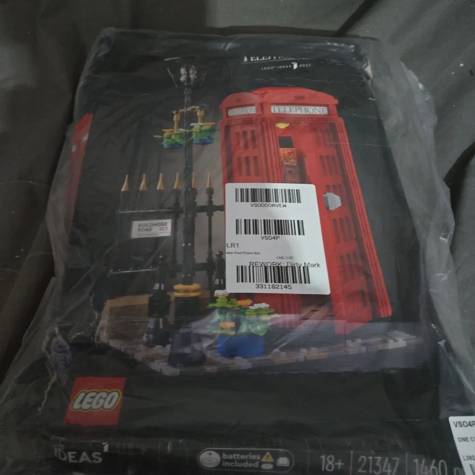 LEGO IDEAS RED LONDON TELEPHONE BOX SET 21347