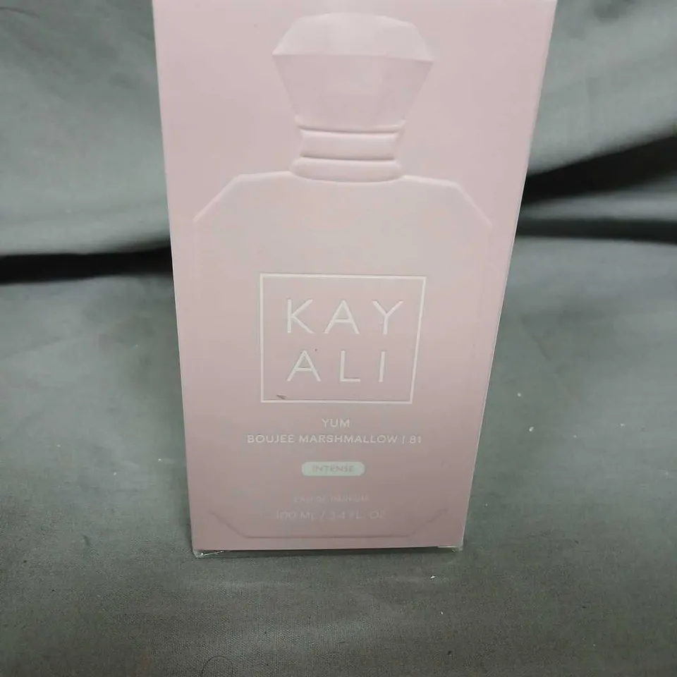 BOXED AND SEALED KAY ALI YUM BOUJEE MARSHMALLOW 81 INTENSE EAU DE PARFUM 100ML