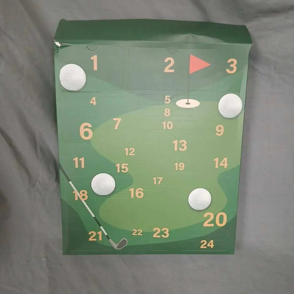 GOLF ADVENT CALENDAR – 24 DAY GOLF THEMED CALENDAR (BOXED)