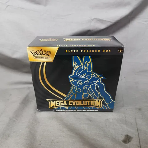 SEALED POKÉMON TCG: MEGA EVOLUTION ELITE TRAINER BOX – LUCARIO