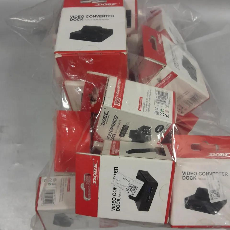 APPROXIMATELY 17 ASSORTED BOXED DOBE VIDEO CONVERTER DOCKS