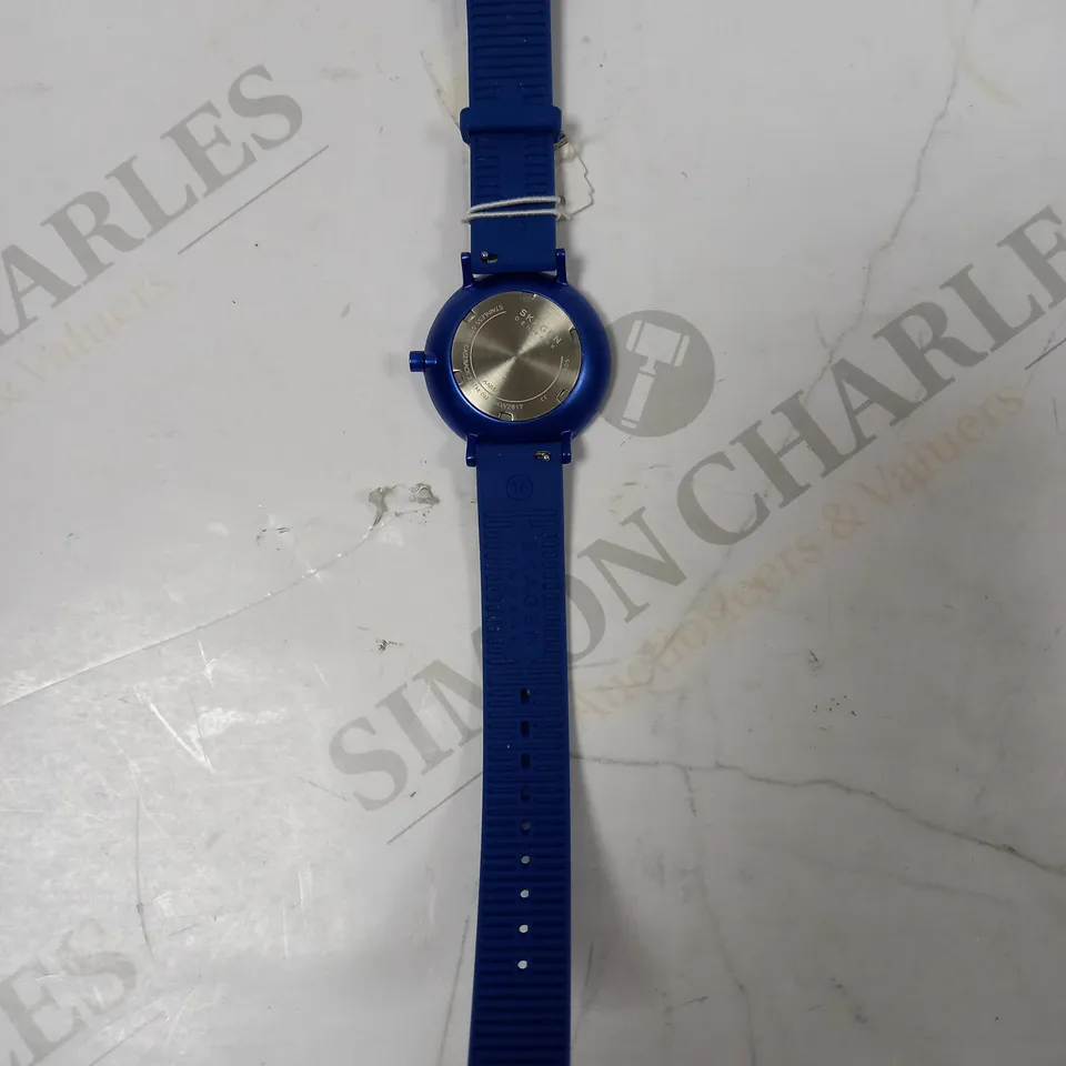 SKAGEN DENMARK WATCH WITH SILICONE STRAP - BLUE 