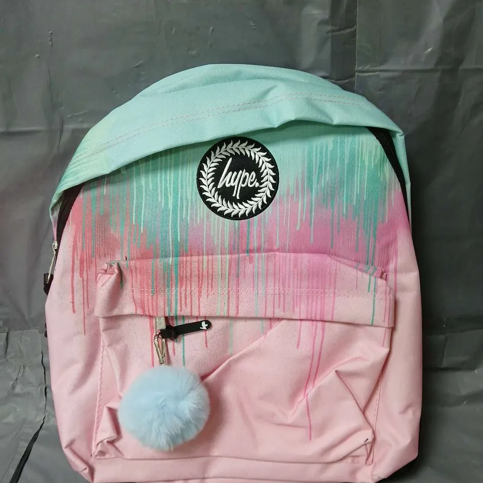 HYPE PASTEL PINK DRIPS BACKPACK