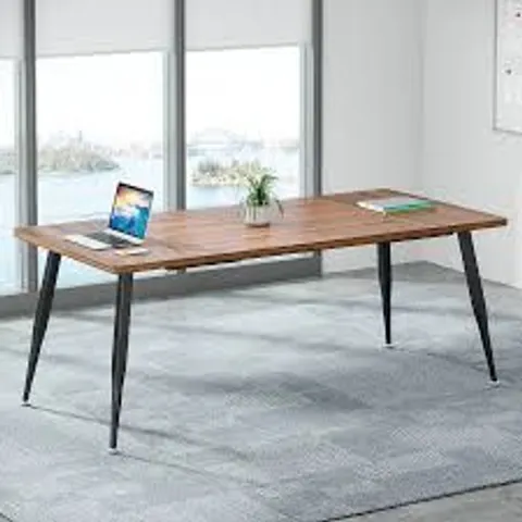 BOXED METAL BASE DINING TABLE (1 BOX)