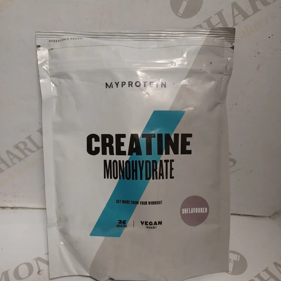 SEALED MYPROTEIN CREATINE MONOHYDRATE - UNFLAVOURED - 250G