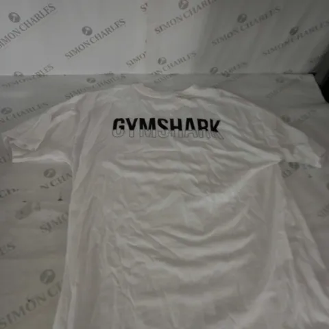 SMALL WHITE GYMSHARK T-SHIRT