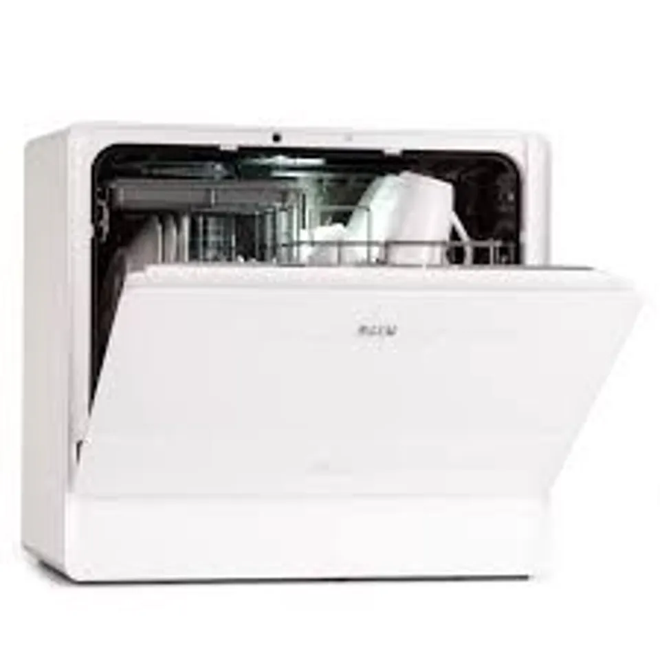 BOXED KLARSTEIN MINI DISHWASHER IN WHITE