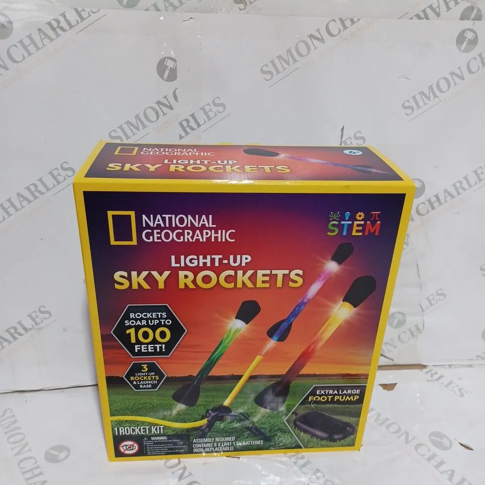 NATIONAL GEOGRAPHIC LIGHT UP SKY ROCKETS 