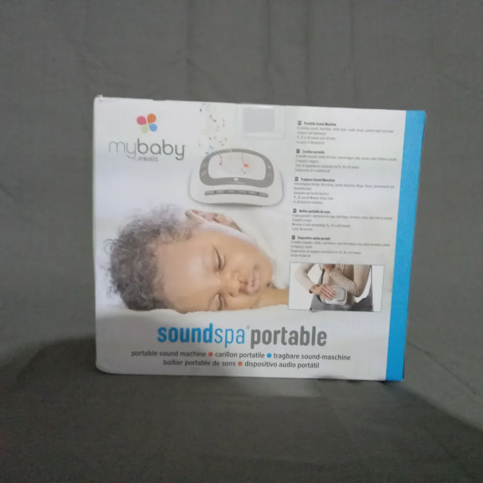 BOXED HOMEDICS MYBABY PORTABLE SOUND MACHINE 