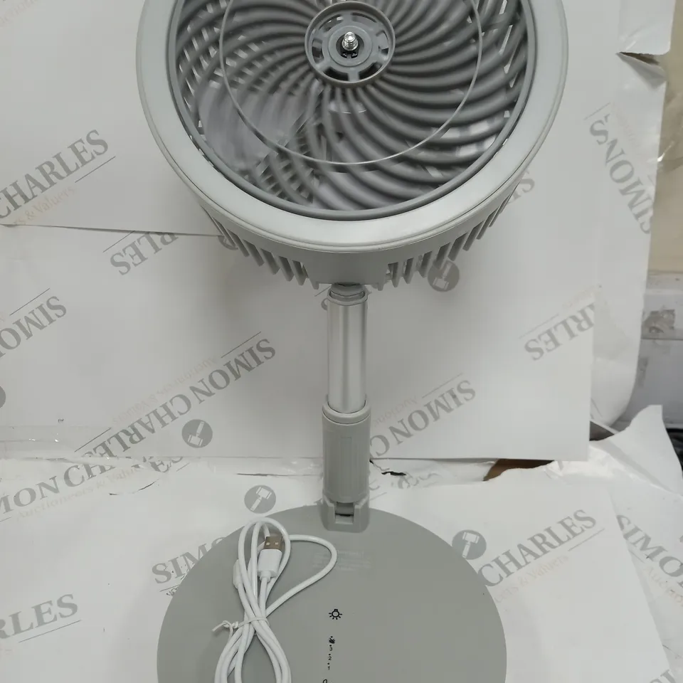 BOXED SALTER PROFESSIONAL CORDLESS LED FOLDABLE FAN 