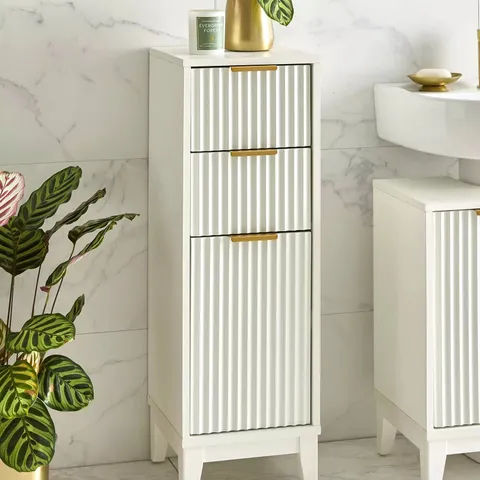 CORA FLUTED LOW FREESTANDING CABINET 