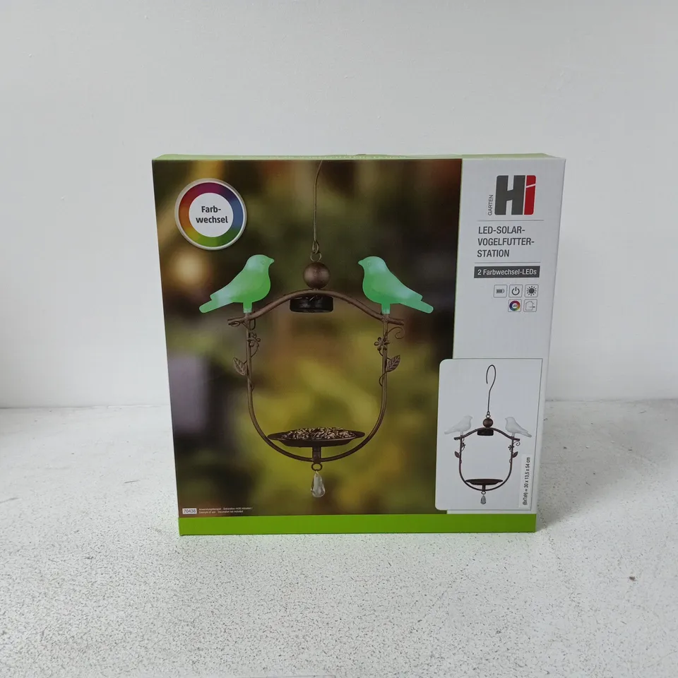 LED SOLAR BIRD ORNAMENTS GARDEN