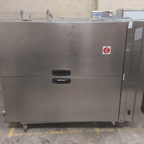 INOMAK CE2140/SL/ COMMERCIAL DOUBLE DOOR REFRIGERATOR WITH ROLLING BASE