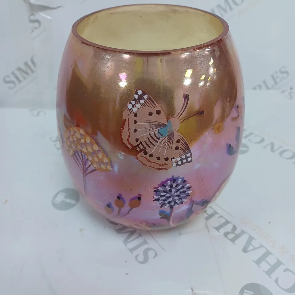 ANTHROPOLOGUE BLOOMING DAHLIA & CURRANT HAND-PAINTED SCENTED CANDLE