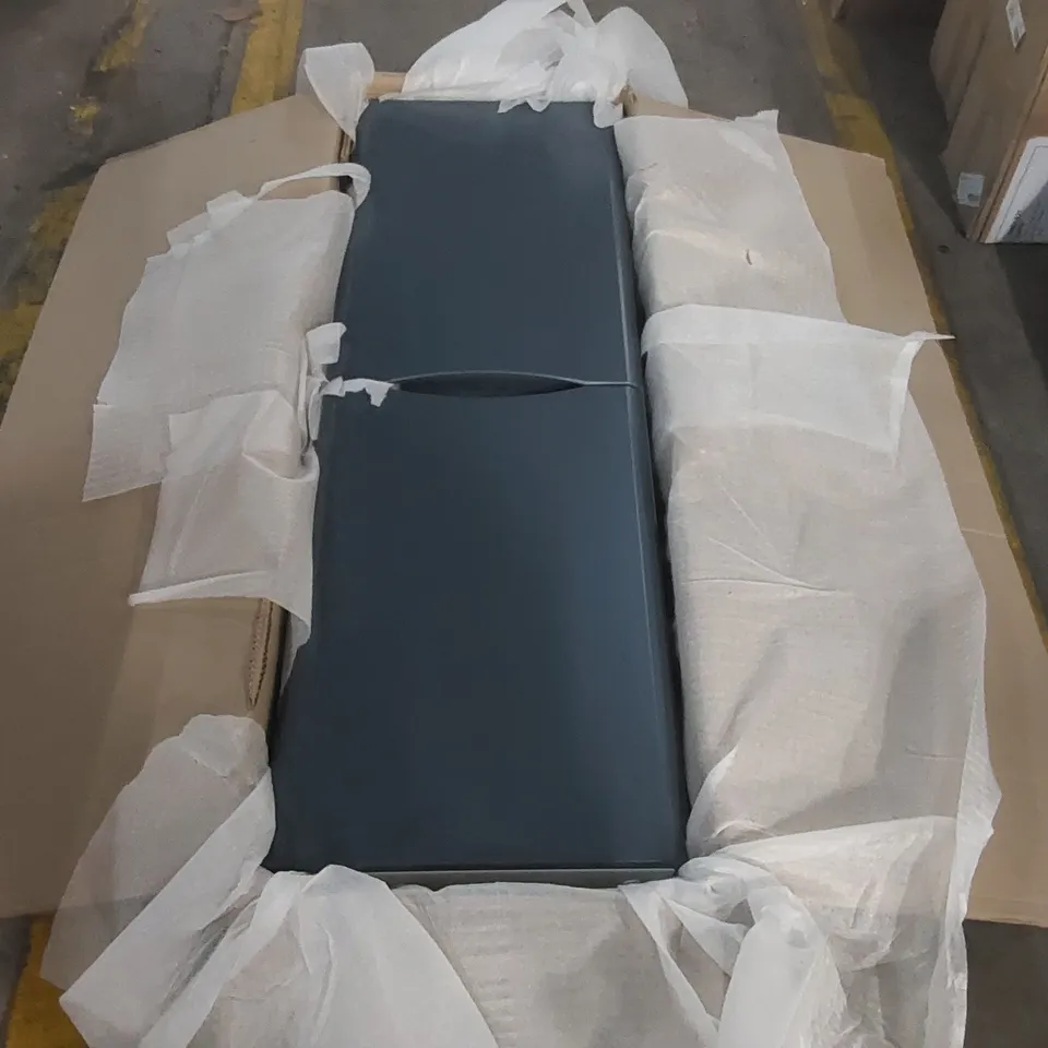 BOXED HARBY WALL HUNG TALL UNIT, H1200 x W400 x D205mm - BLUE (1 BOX)