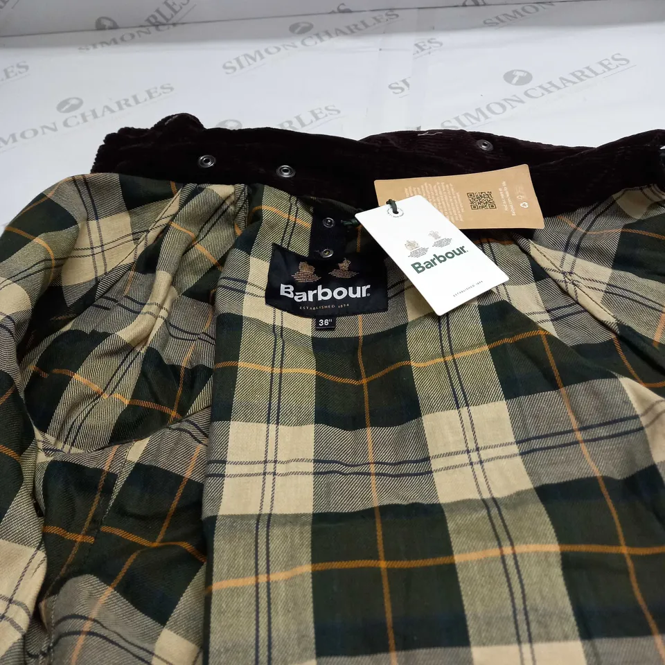 MENS BARBOUR SLIM BEDALE WAX JACKET SIZE L