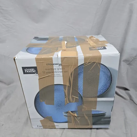 HOME STONEWARE REACTIVE GLAZE DINNER SET 