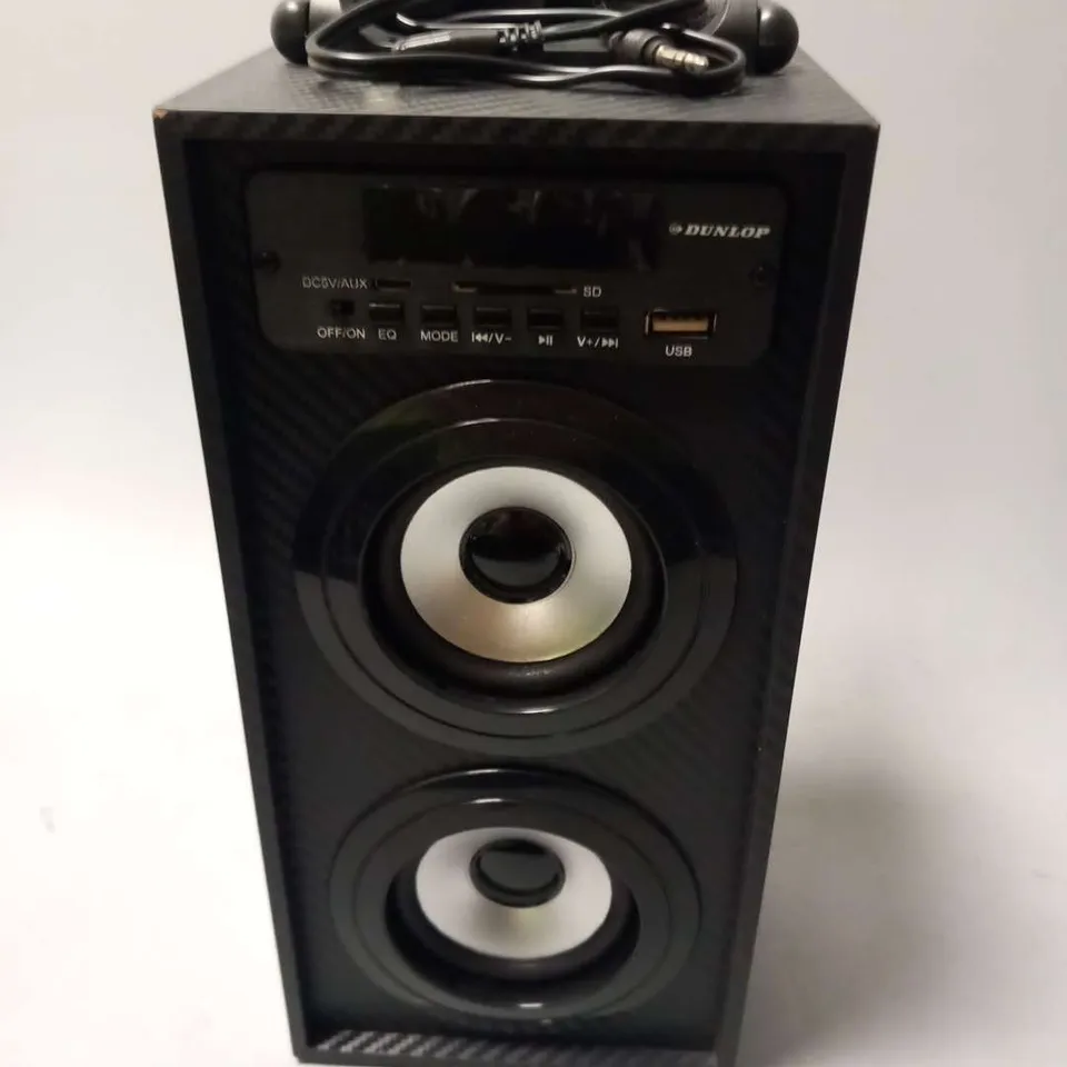 BOXED DUNLOP BLUETOOTH V4.0 STEREO PORTABLE SPEAKER