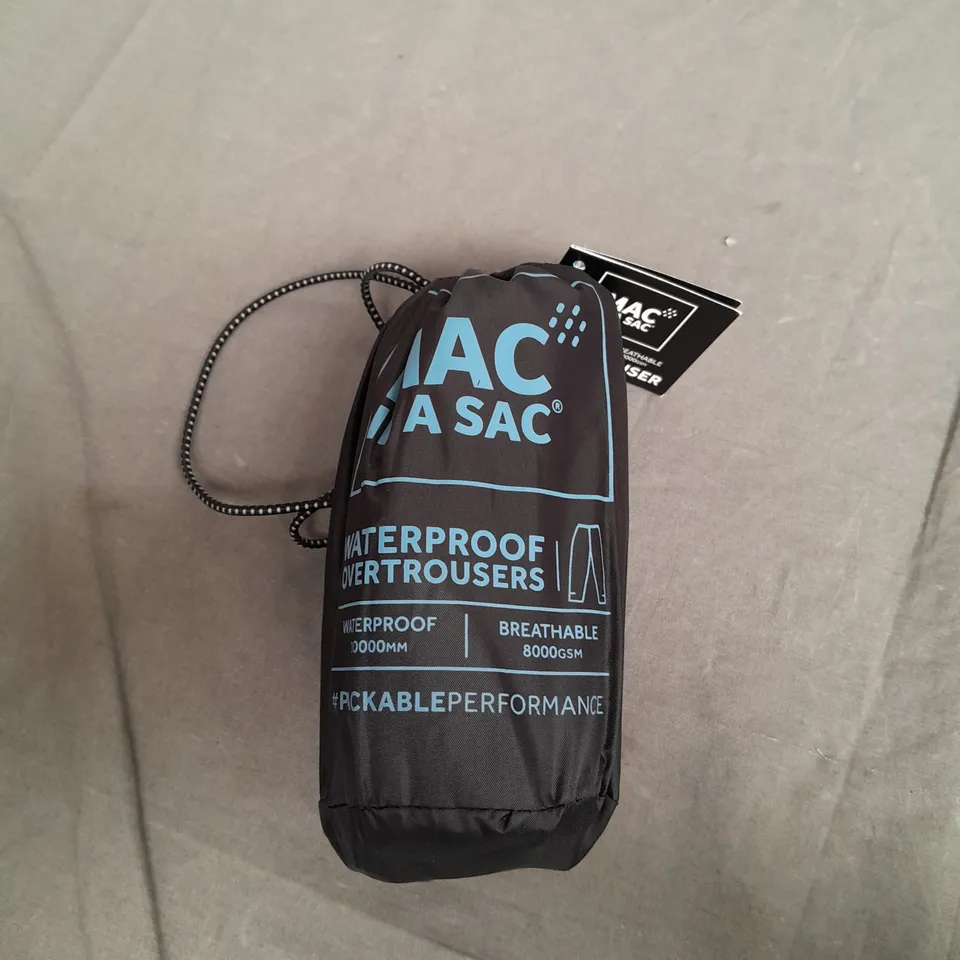 WATERPROOF TROUSERS MAC IN A SAC UNISEX ORIGIN II BLACK - LARGE
