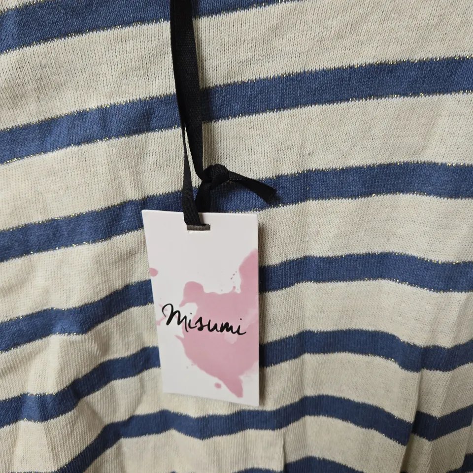 MISUMI WOMEN'S BRETON STRIPE KNIT TOP – MADE IN ITALY