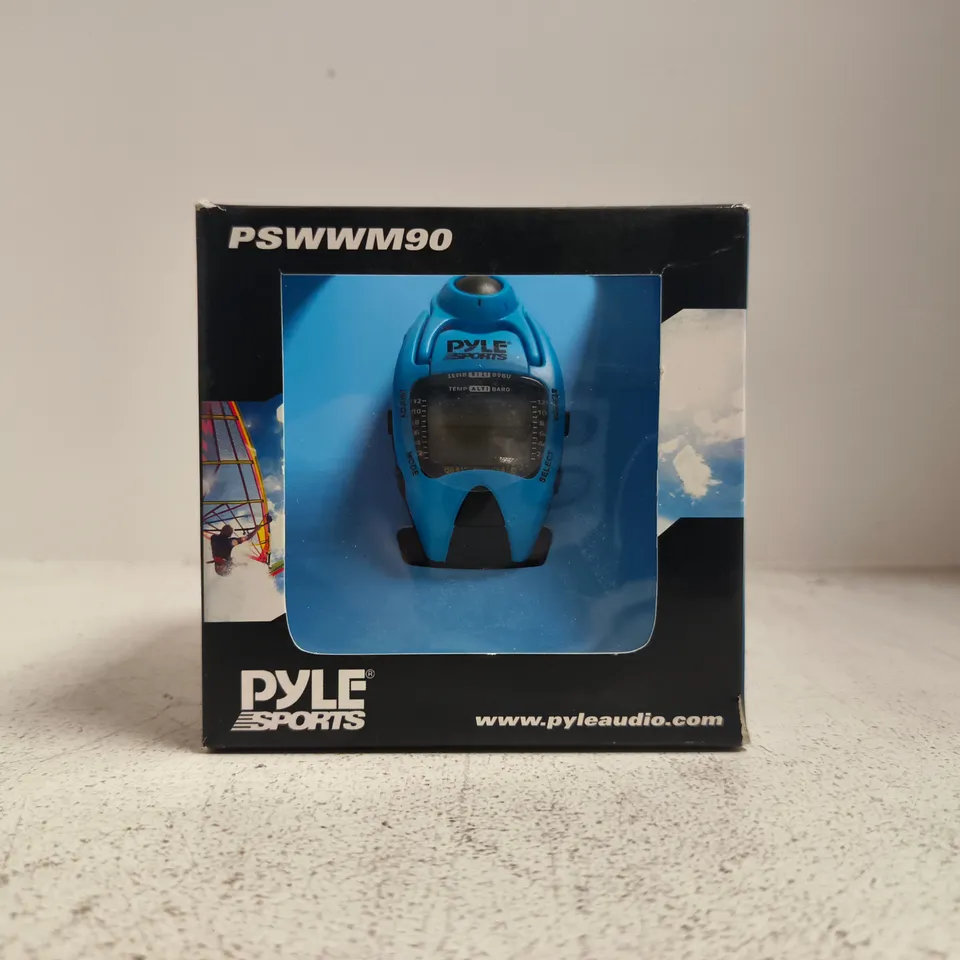 BOXED PYLE SPORTS PSWWM90 WIND SPEED ALTIMETER BAROMETER