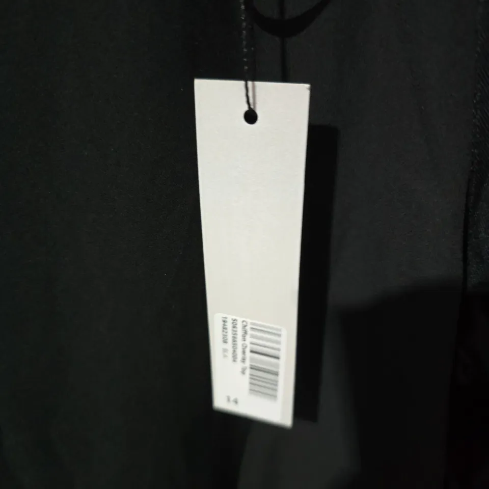 ROMAN BLACK WOMEN'S BLOUSE, UK SIZE 14