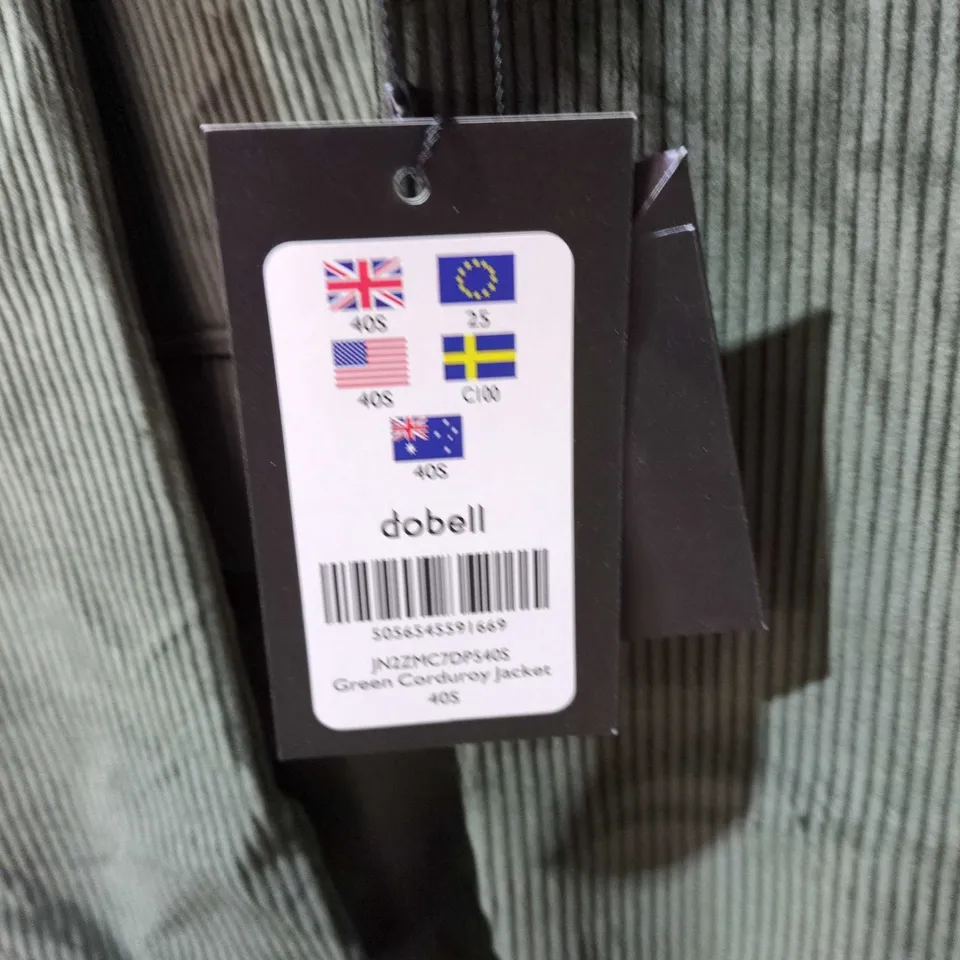 DOBELL GREEN CORDUROY JACKET & TROUSERS – MEN'S SUIT (2-PIECE)