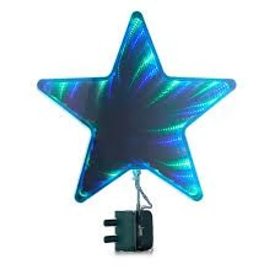 SANTA EXPRESS INFINITY STAR TREE TOPPER