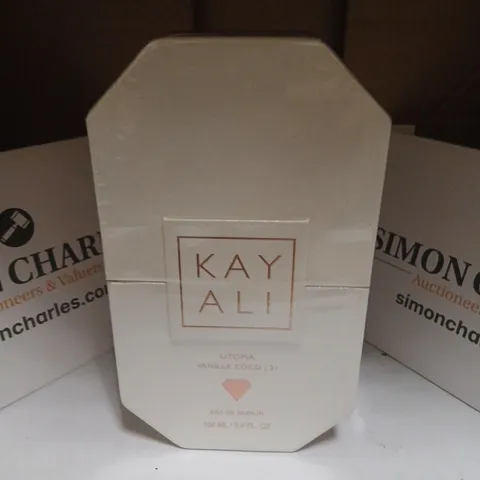 BOXED AND SEALED KAY ALI UTOPIA VANILLA COCO 21 EAU DE PARFUM 100ML