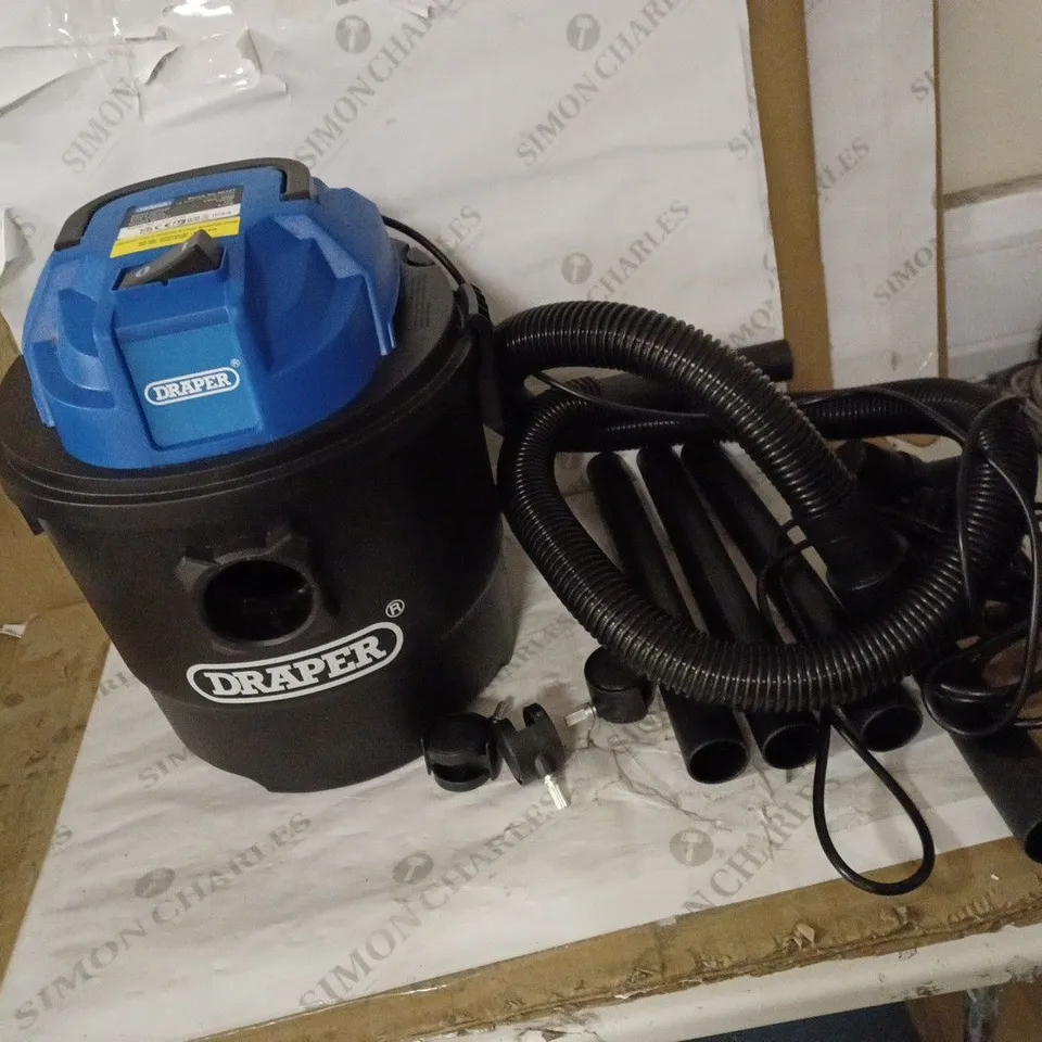 DRAPER 90107 230V 1250W 15L WET AND DRY VACUUM CLEANER