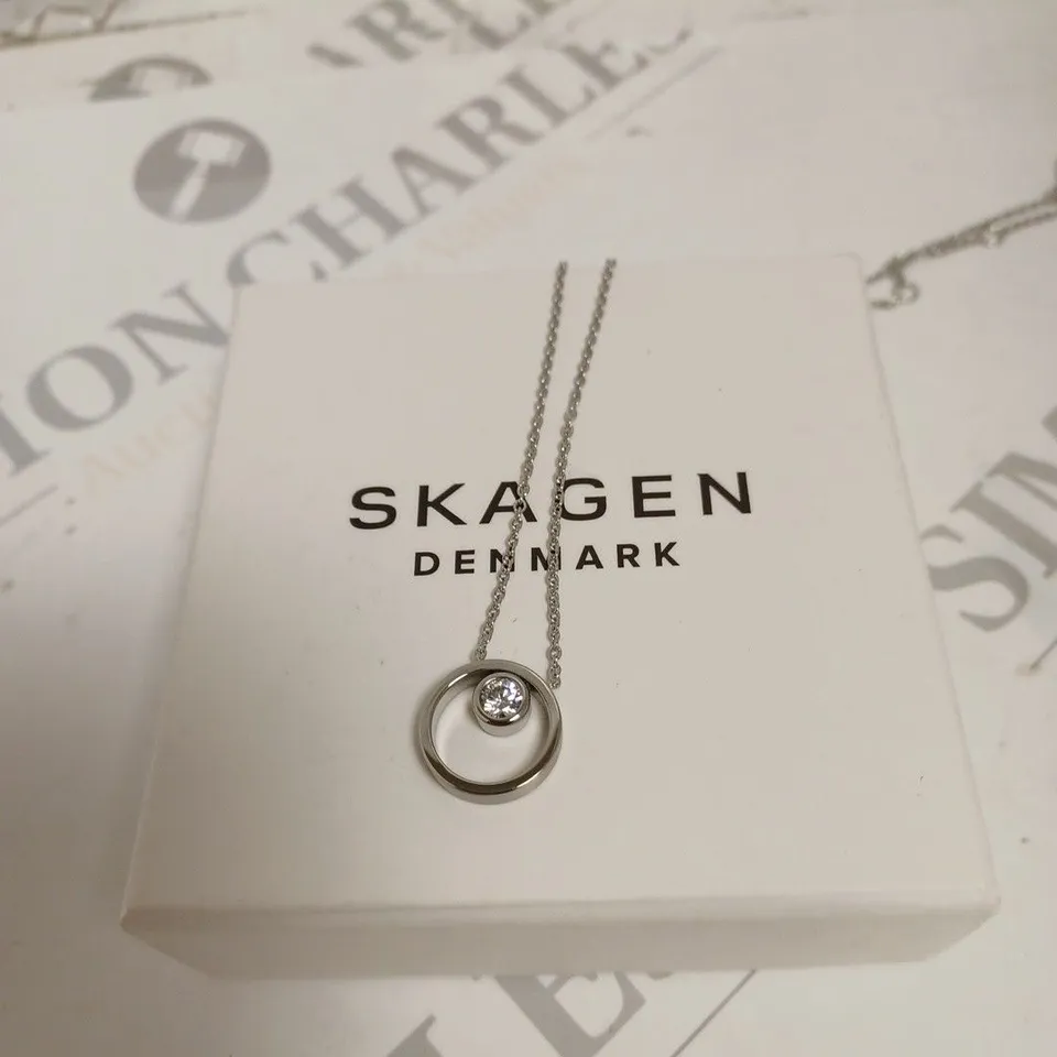 SKAGEN ELIN RING PENDANT NECKLACE 