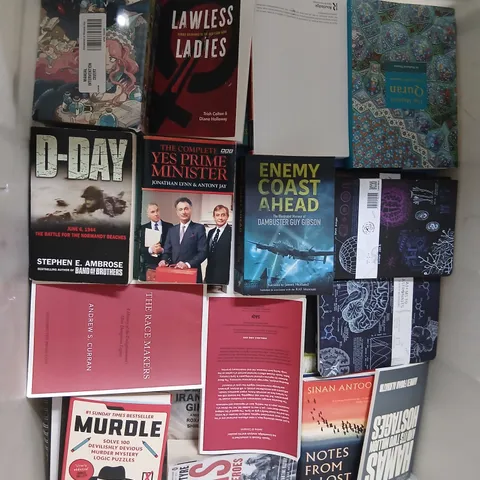 LARGE QUANTITY OF ASSORTED FICTION AND NON FICTION BOOKS