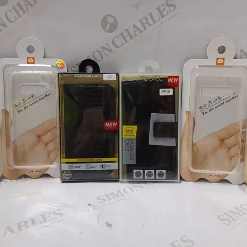 LOT OF APPROX 25 ASSORTED SAMSUNG GALAXY PHONE CASES IN VARIOUS STYLES AND COLOURS, SUITABLE FOR S9, S10E, S9+, ETC