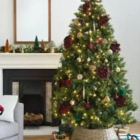 7FT (210 CM) BELVEDERE PRE LIT MULTIFUNCTION CHRISTMAS TREE