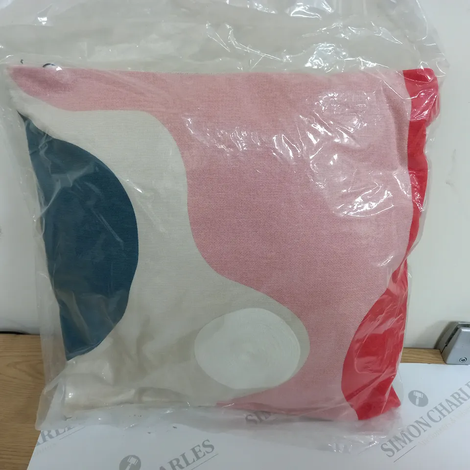 BAGGED JOHN LEWIS APERTURE 45X45 PINK FILLED CUSHION