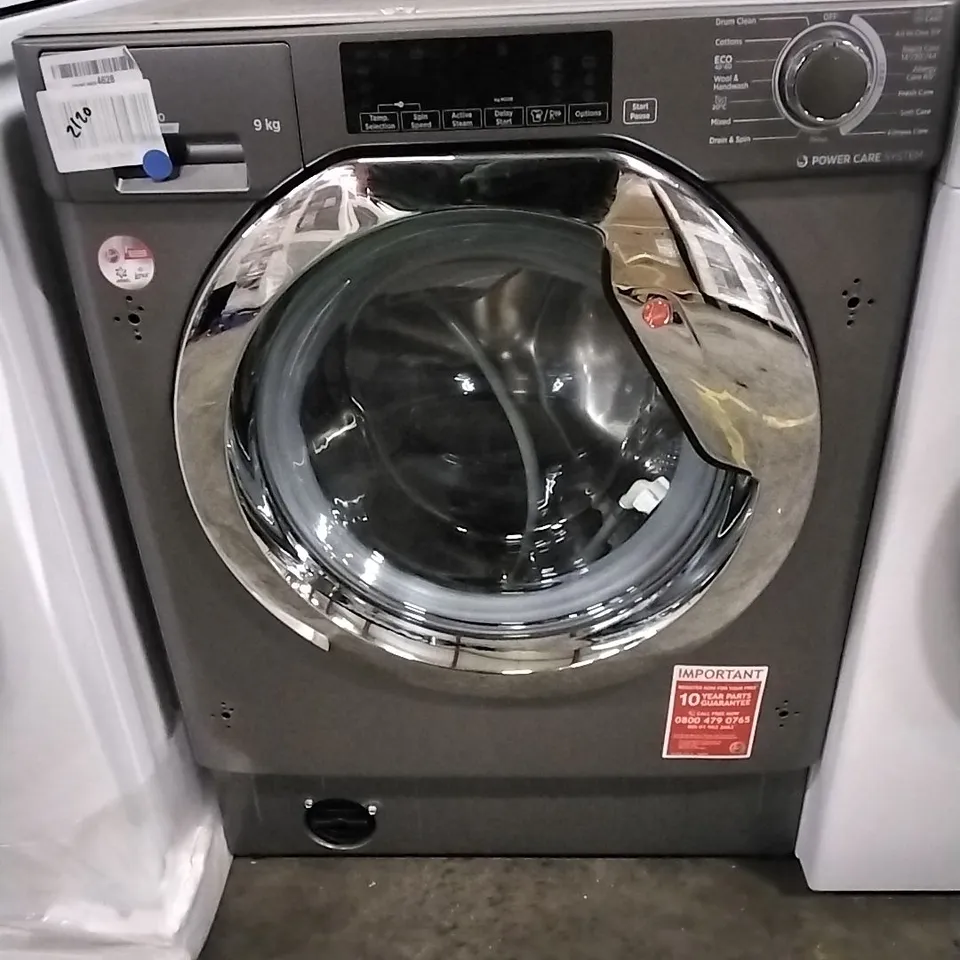 HOOVER 9KG FREESTANDING WASHING MACHINE IN SILVER - HBWOS69TAMCRE