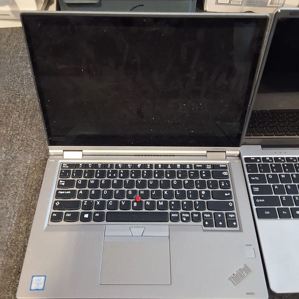 LOT OF 4 ASSORTED LAPTOPS TO INCLUDE DELL LATITUDE 7290 AND LENOVO THINKPAF I5