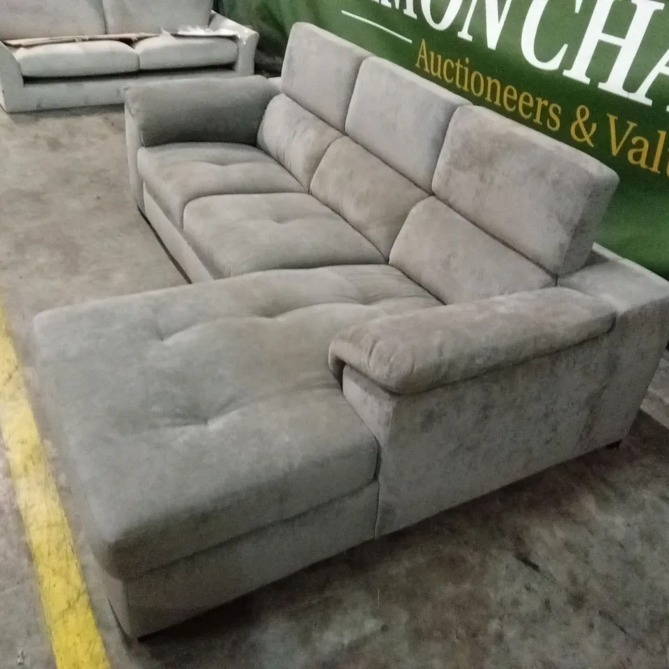 BRADY 3 SEATER FABRIC CHAISE SOFA RRP £1449