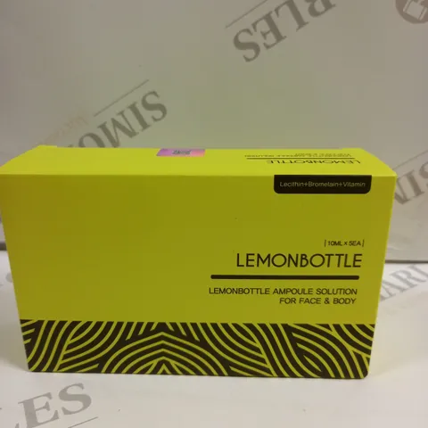 BOXED LEMON BOTTLE AMPOULE SOLUTION - 10ML X 5 VIALS