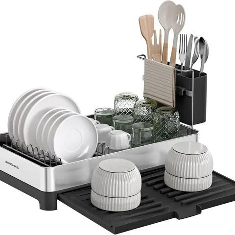 BOXED SONGMICS DISH DRAINER RACK