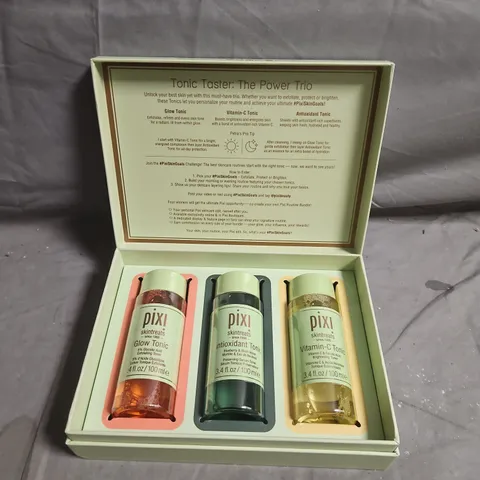 PIXI TONIC TASTER: THE POWER TRIO 3X100ML β GLOW TONIC, ANTIOXIDANT TONER & VITAMIN-C TONER