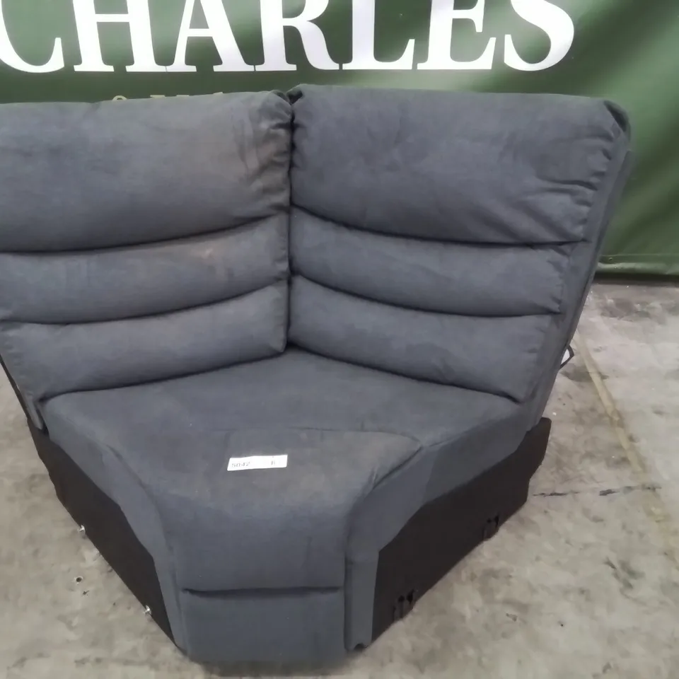 DESIGNER CORNER SECTION CHARCOAL FABRIC 