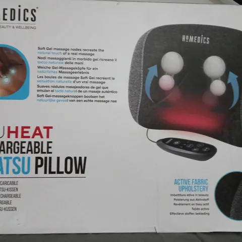 BOXED HOMEDICS TRUHEAT RECHARGEABLE SHIATSU PILLOW TH-SPTF2QVD-EU