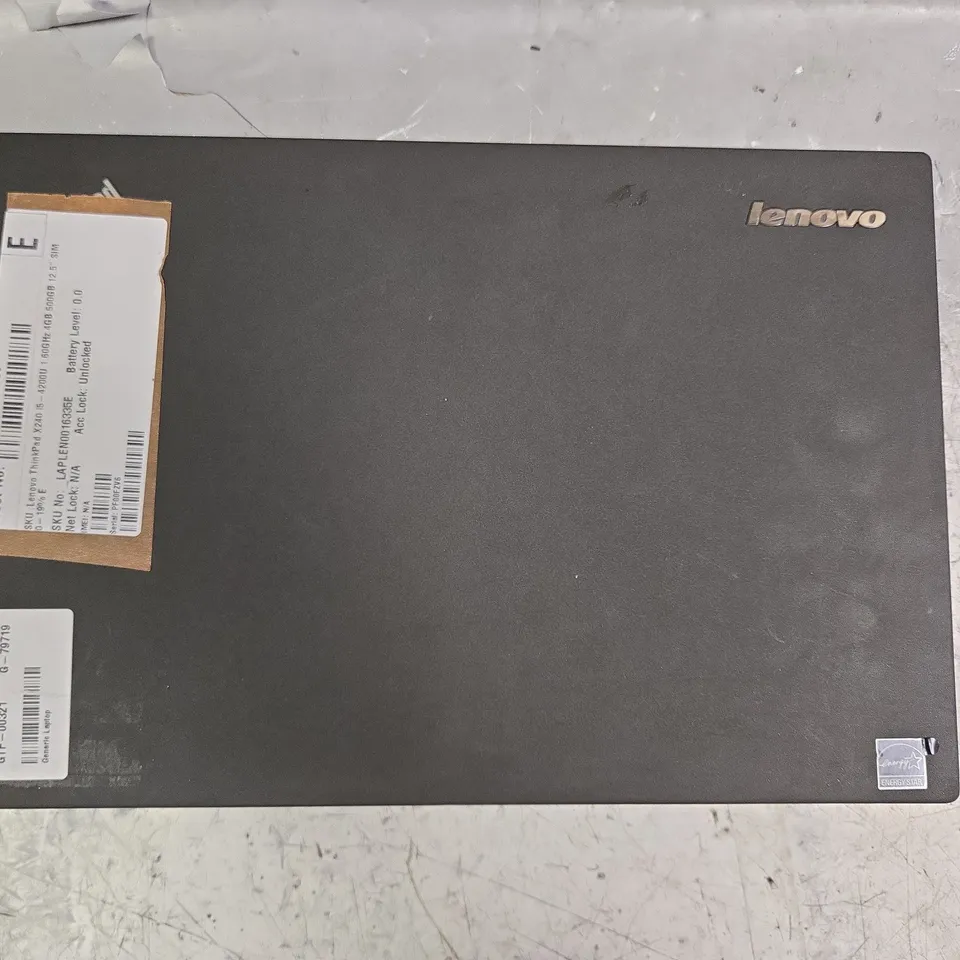 LENOVO X240 THINKPAD LAPTOP IN BLACK