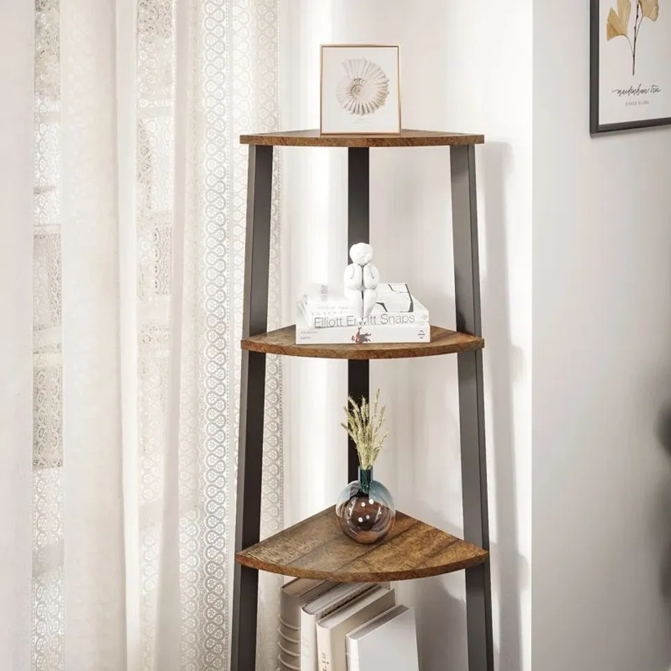 BOXED BAYNES CORNER BOOKCASE 